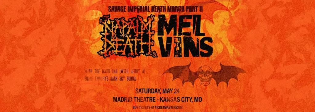 Napalm Death & Melvins at Madrid Theatre